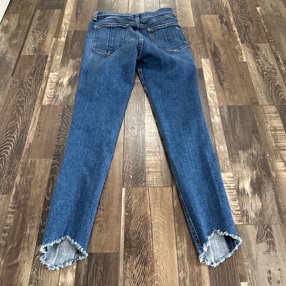 rag & bone Women's Straight Leg Jeans in Blue - Picture 5 of 5